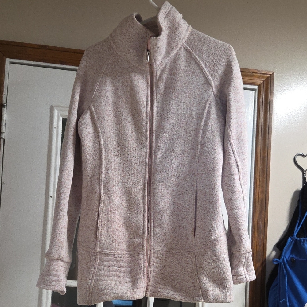 Thread & Supply Light Pink Zip-Up Jacket